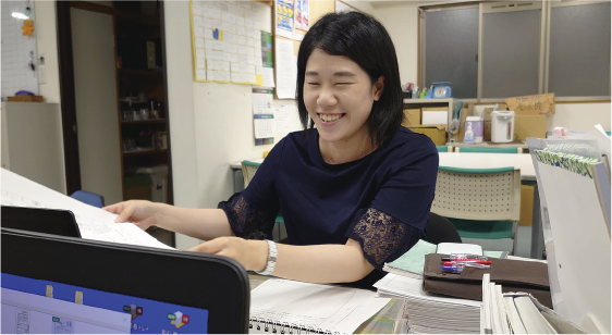 自分が良いと思うことをお客様に提案し、一緒に悩んだりもする