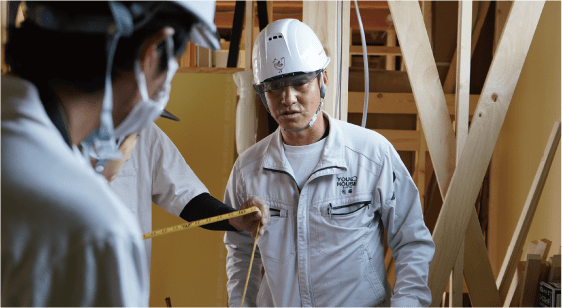 5年間の営業経験があったからこそ現場監督としても成長できた